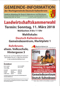 Gemeinde-Information 2018
